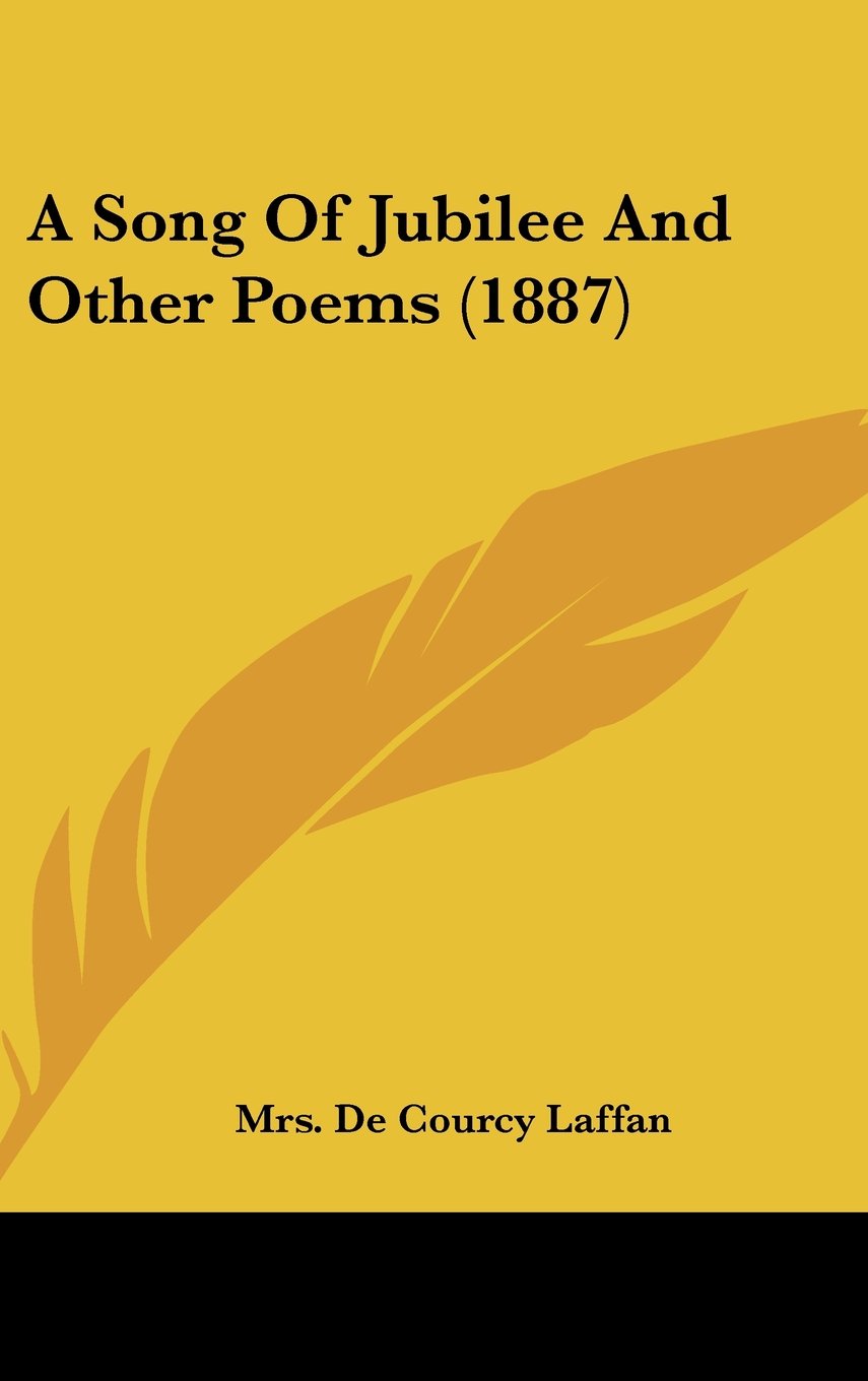 A Song Of Jubilee And Other Poems (1887) Contemporary literature