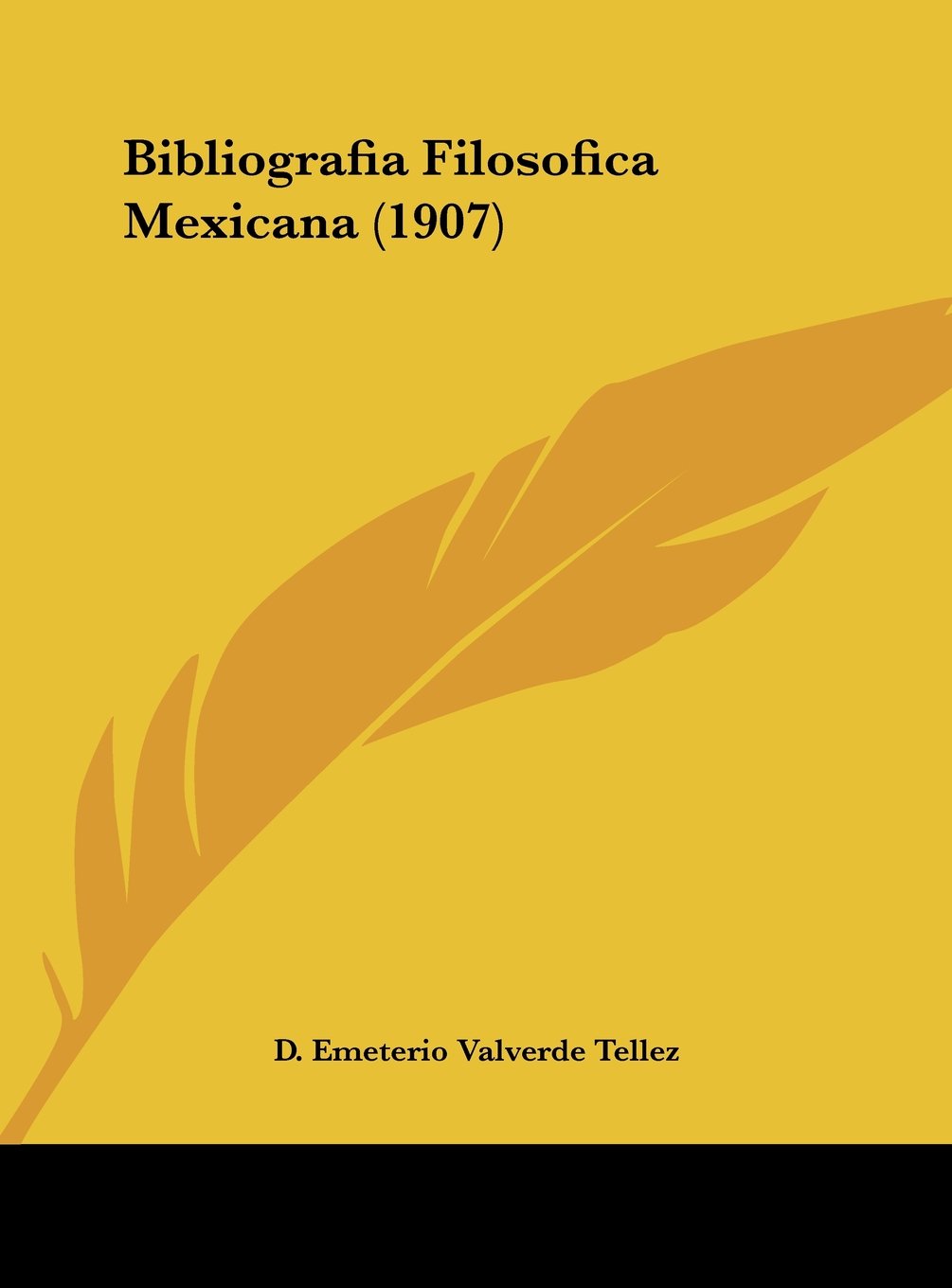 Bibliografia Filosofica Mexicana (1907) Contemporary literature