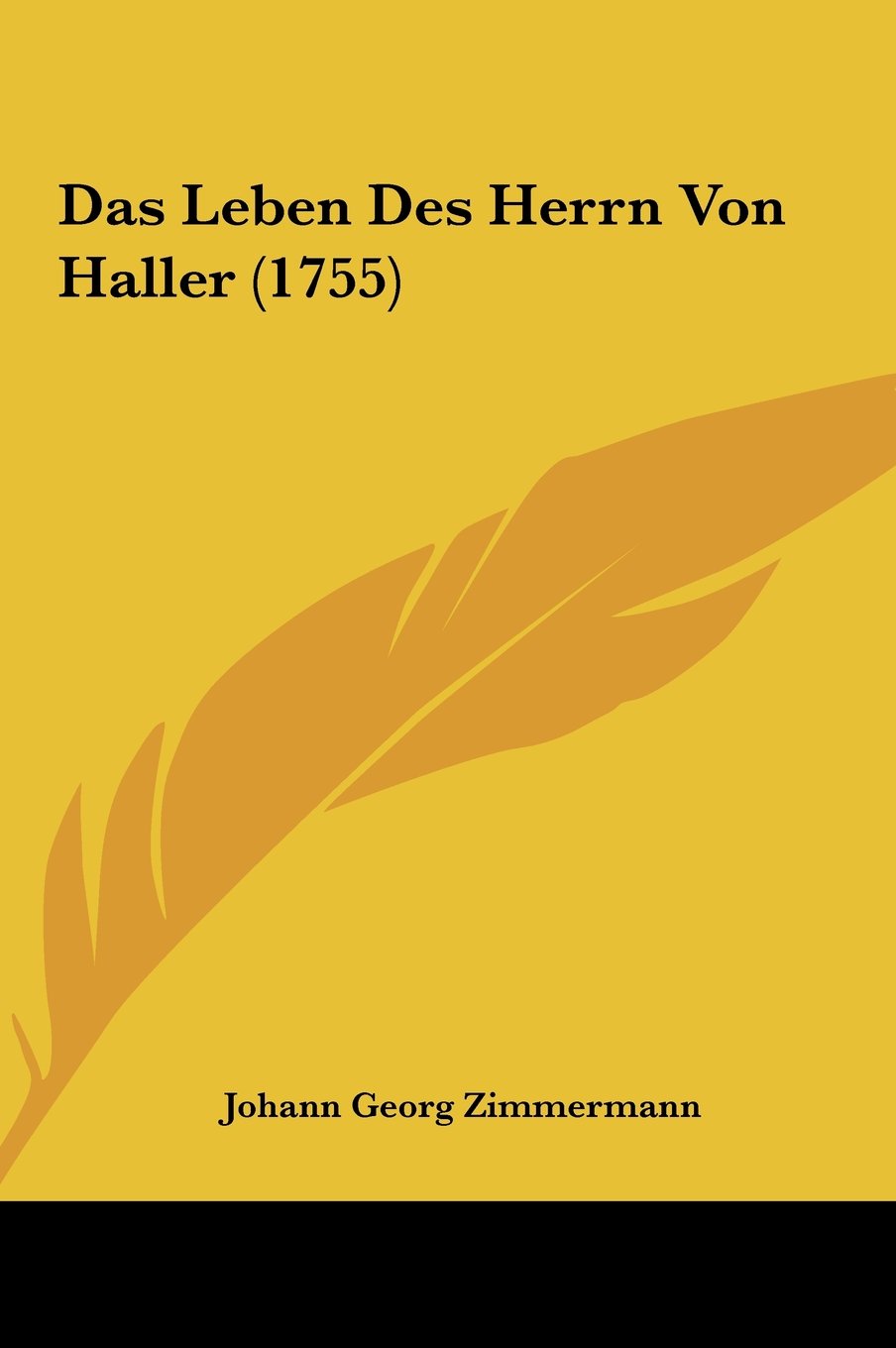 Das Leben Des Herrn Von Haller (1755) Contemporary literature