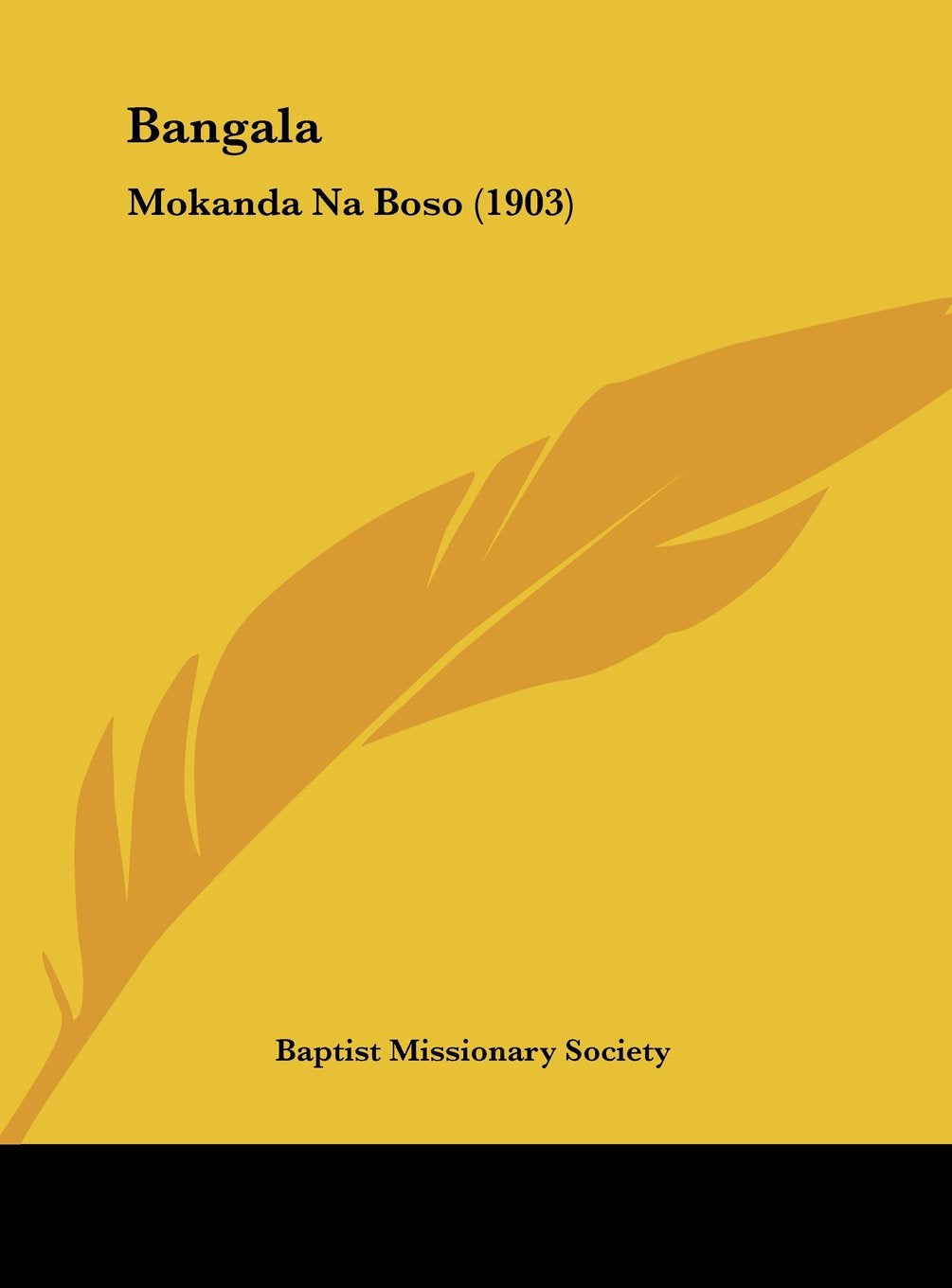 Bangala: Mokanda Na Boso (1903) Contemporary literature