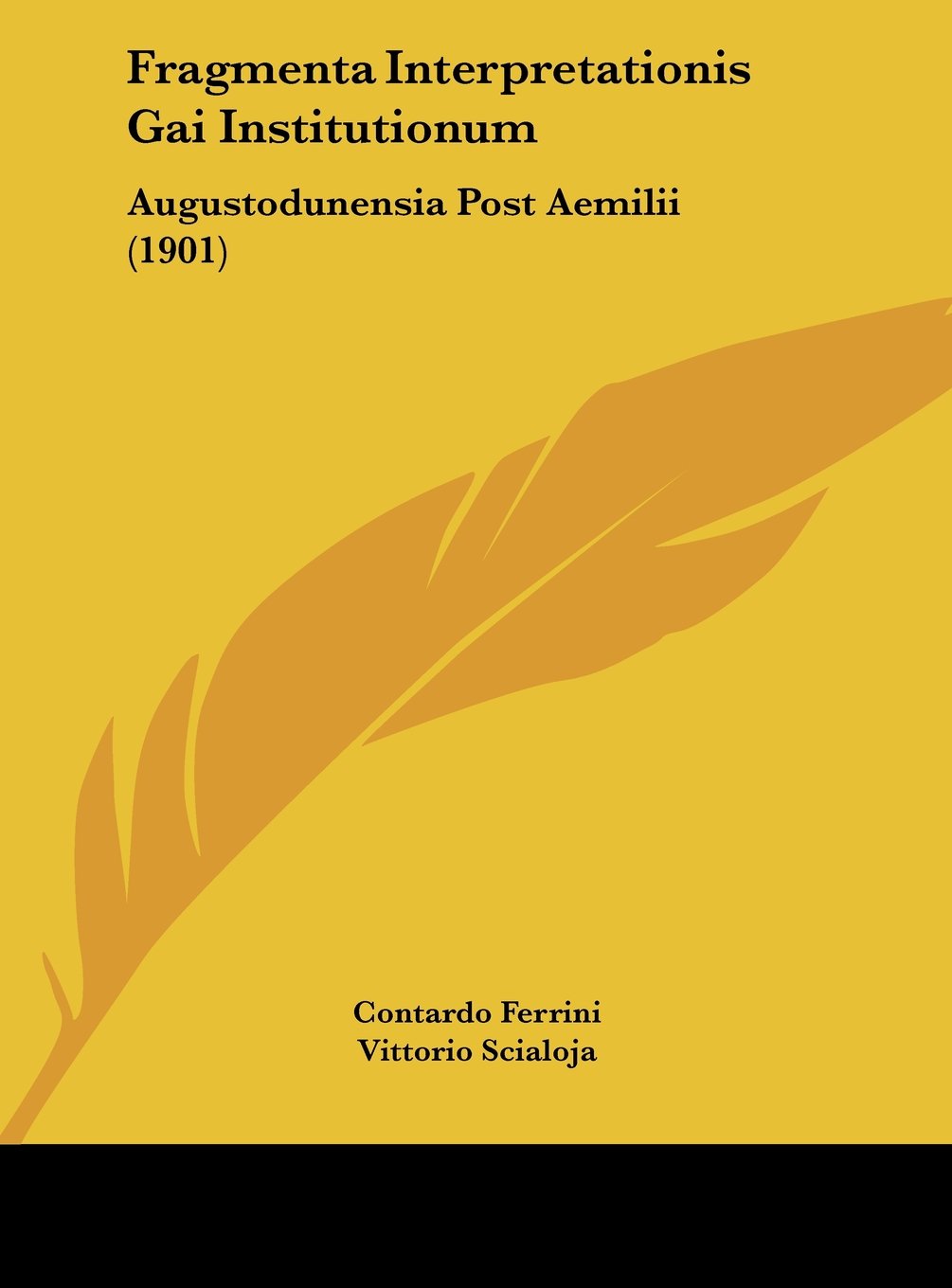 Fragmenta Interpretationis Gai Institutionum: Augustodunensia Post Aemilii (1901) Contemporary literature