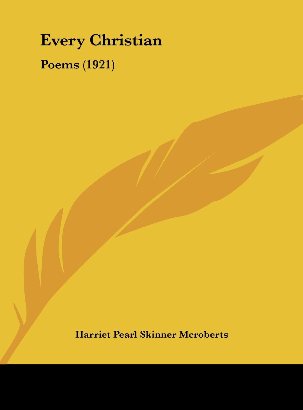 Every Christian: Poems (1921) Contemporary literature