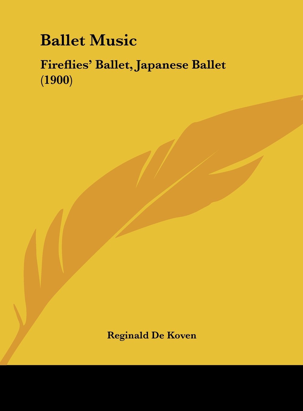 Ballet Music: Fireflies' Ballet, Japanese Ballet (1900) Contemporary literature
