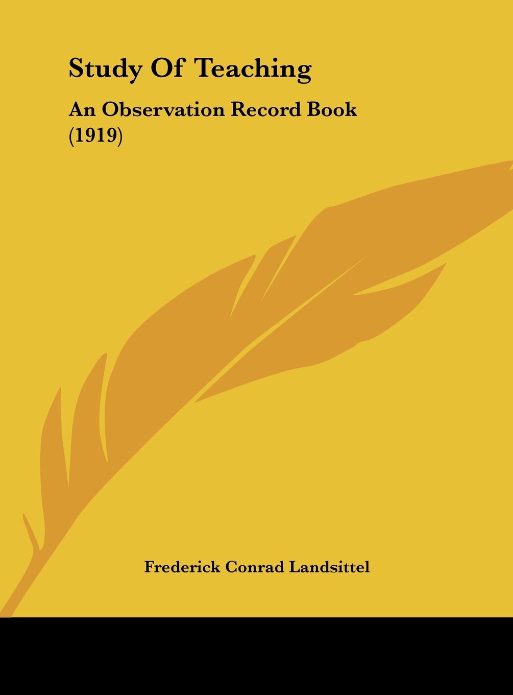 Study Of Teaching: An Observation Record Book (1919) Contemporary literature