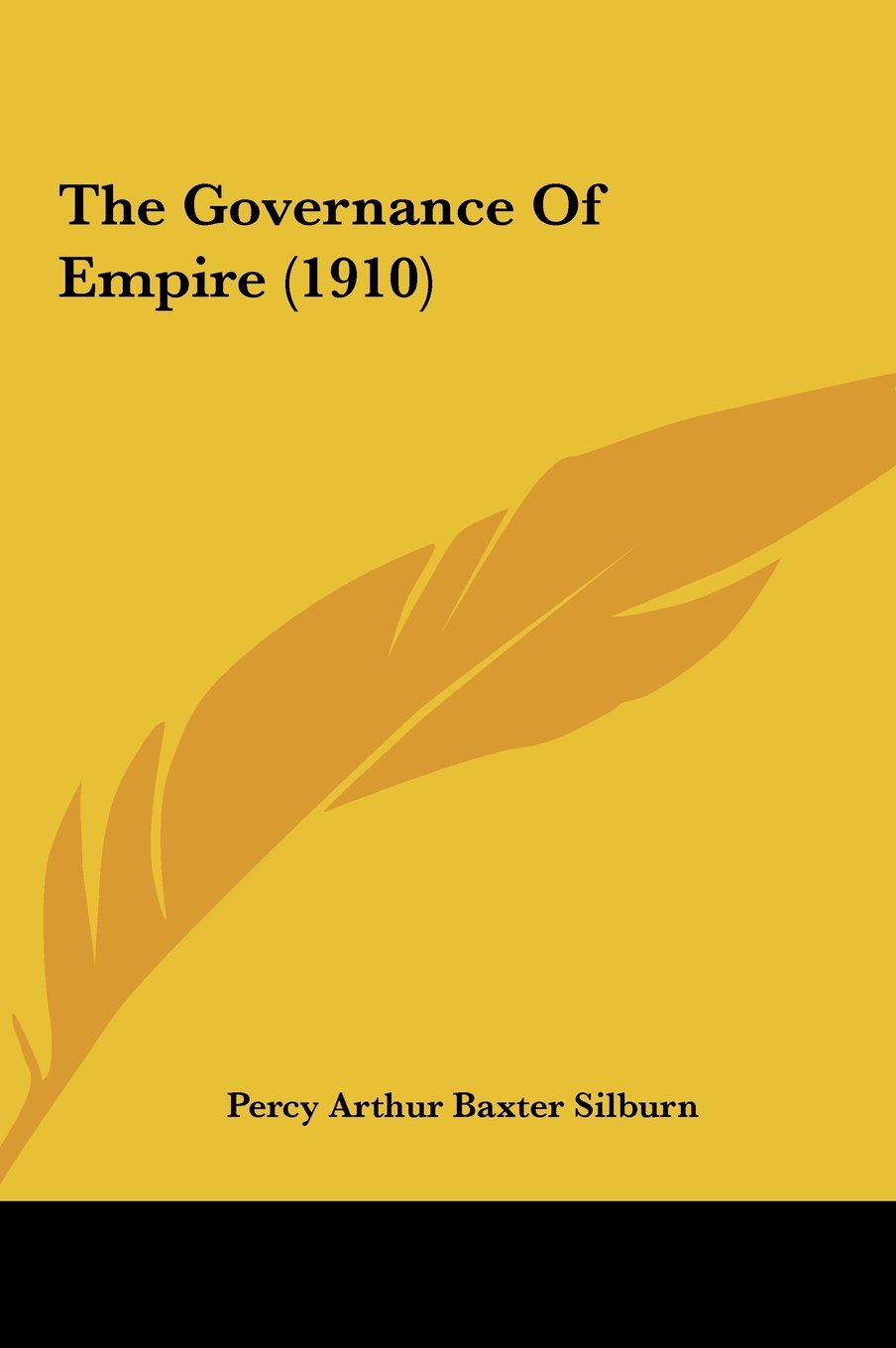 The Governance Of Empire (1910) Contemporary literature