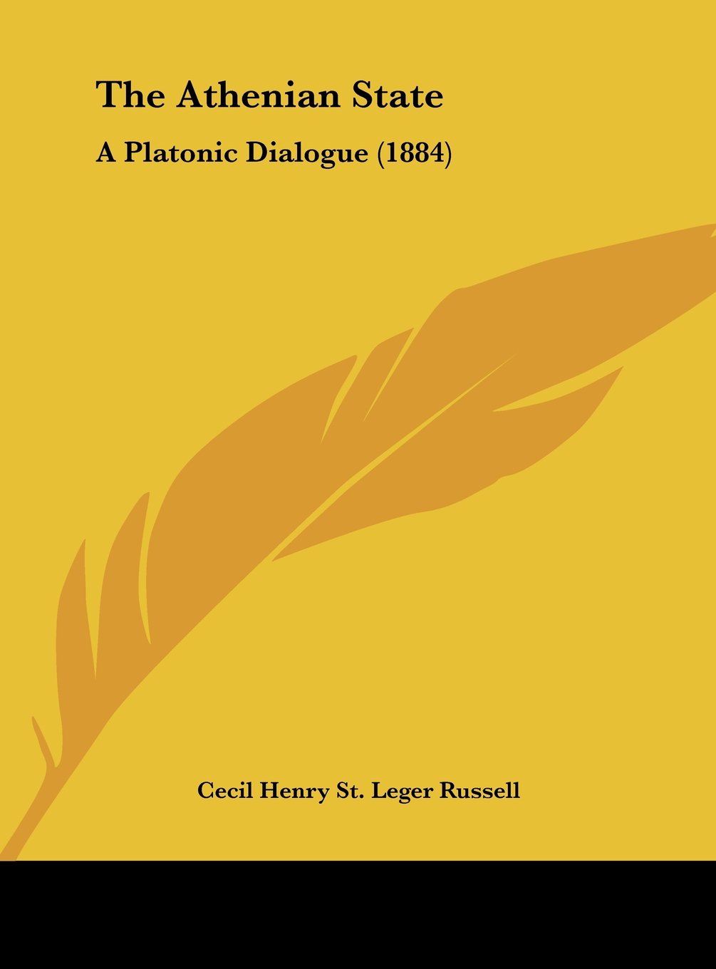 The Athenian State: A Platonic Dialogue (1884) Contemporary literature
