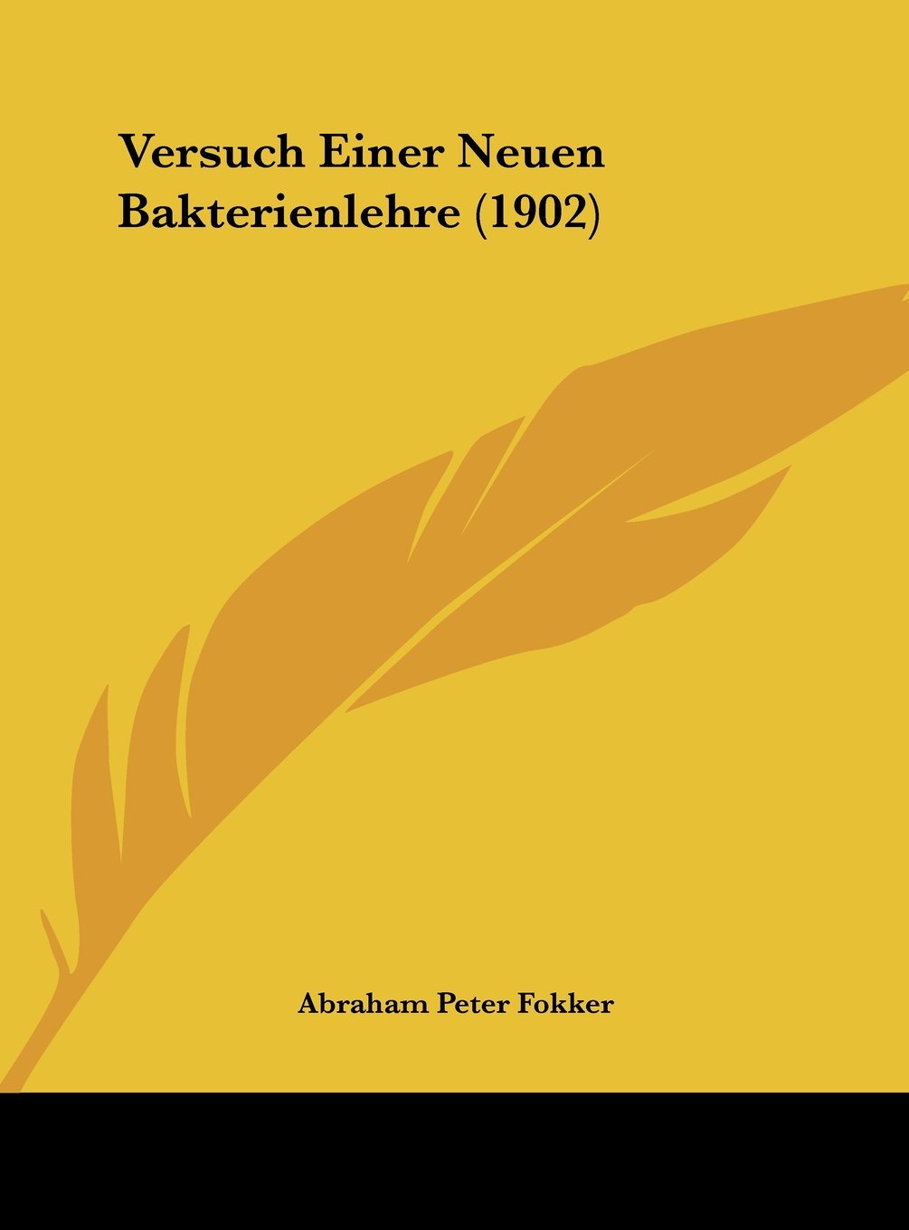 Versuch Einer Neuen Bakterienlehre (1902) Contemporary literature