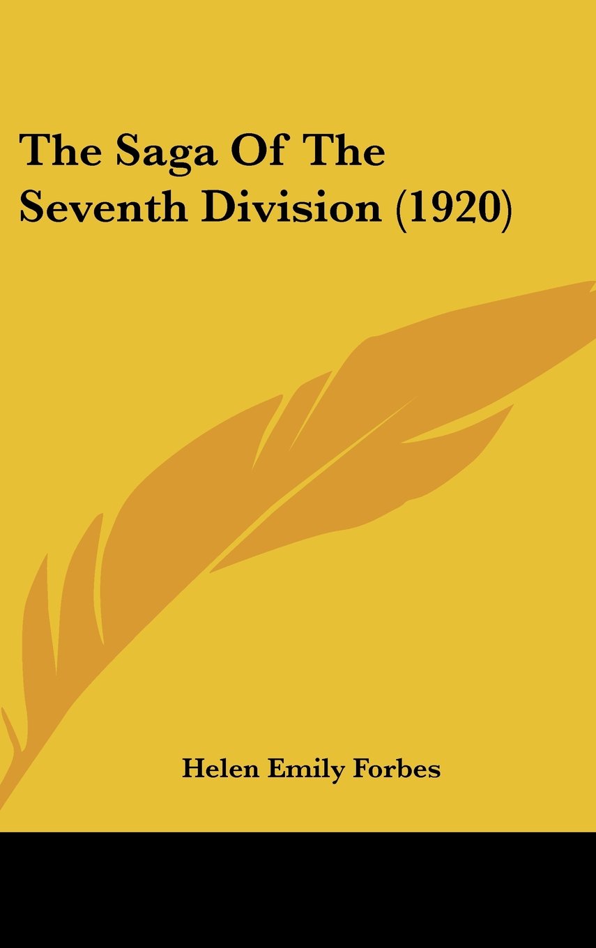 The Saga Of The Seventh Division (1920) Contemporary literature