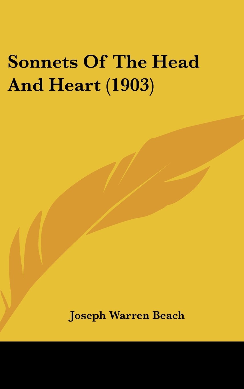 Sonnets Of The Head And Heart (1903) Contemporary literature