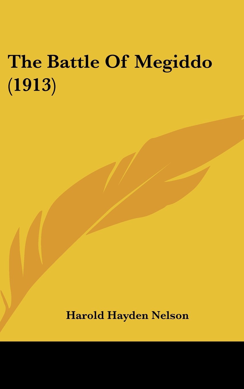 The Battle Of Megiddo (1913) Contemporary literature