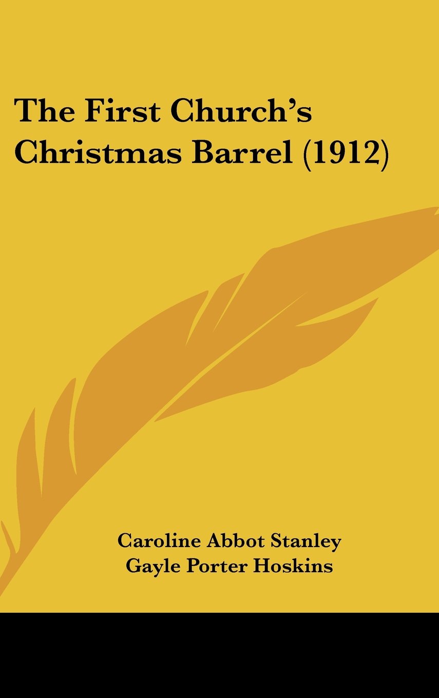 The First Church's Christmas Barrel (1912) Contemporary literature