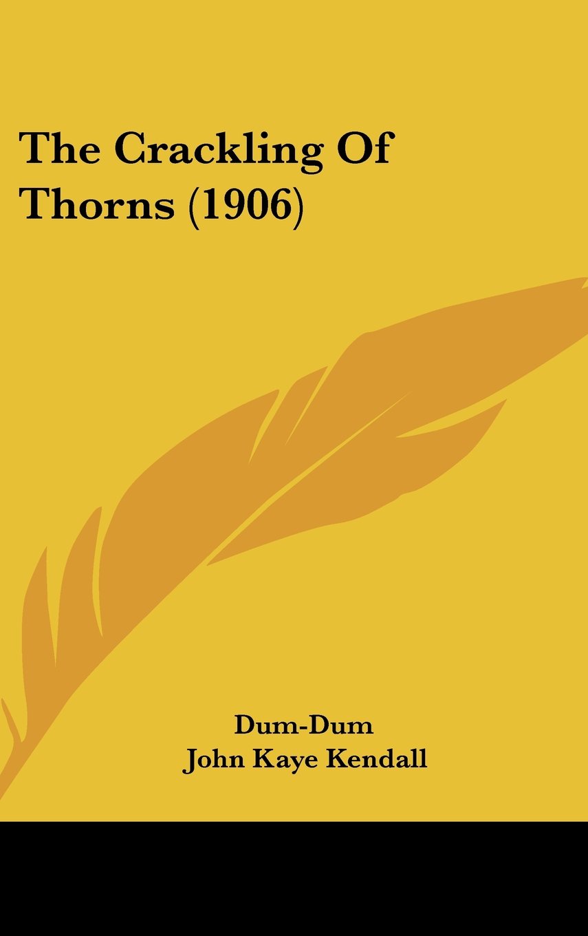 The Crackling Of Thorns (1906) Contemporary literature