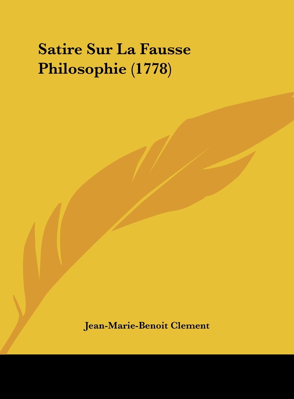 Satire Sur La Fausse Philosophie (1778) Contemporary literature