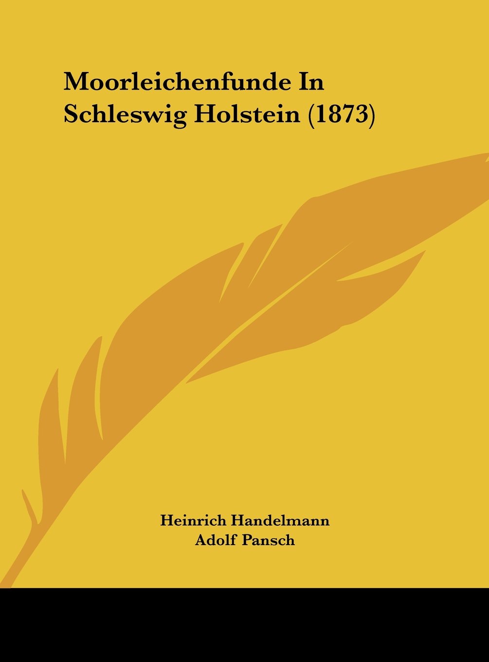 Moorleichenfunde In Schleswig Holstein (1873) Contemporary literature