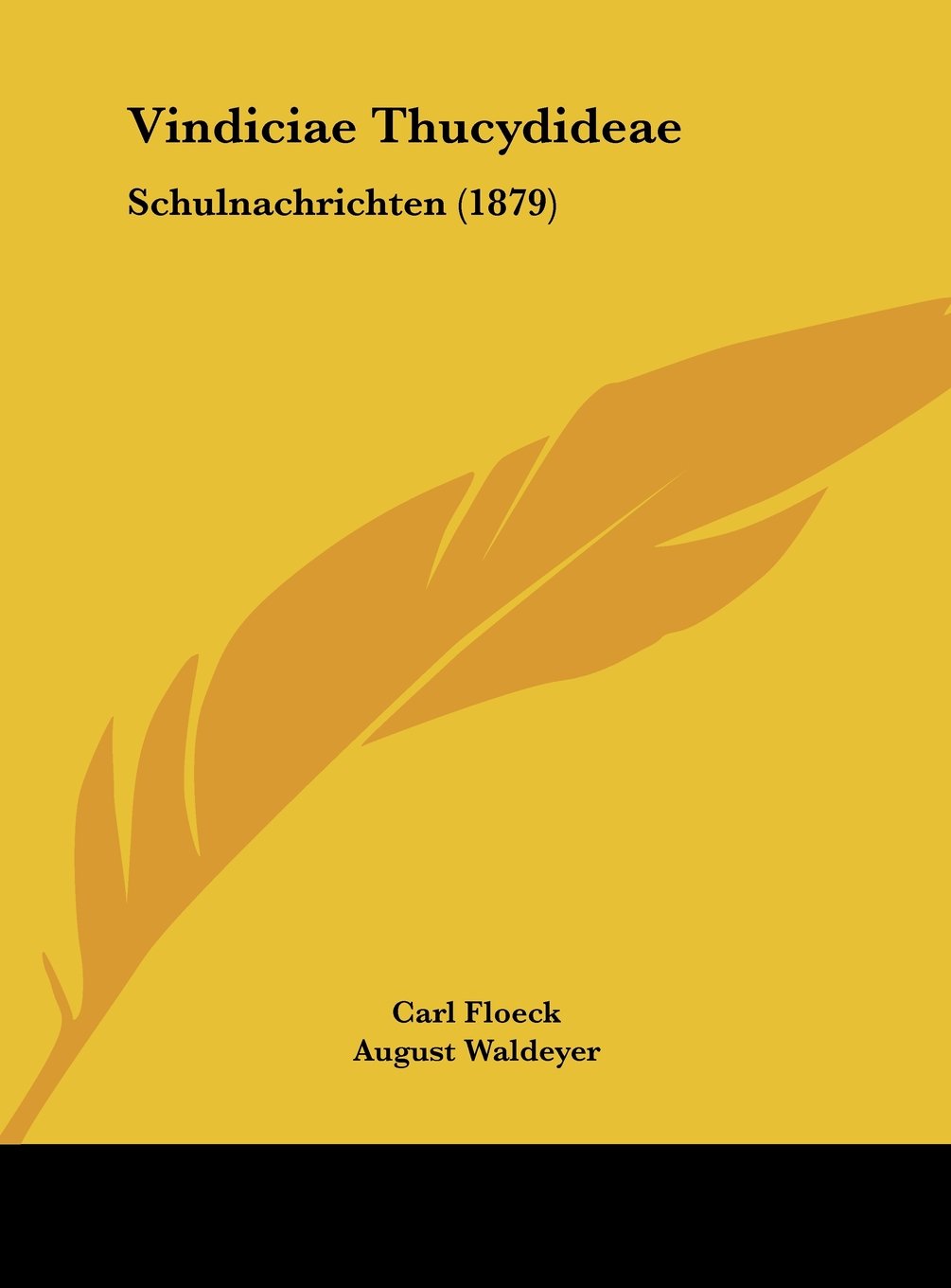 Vindiciae Thucydideae: Schulnachrichten (1879) Contemporary literature