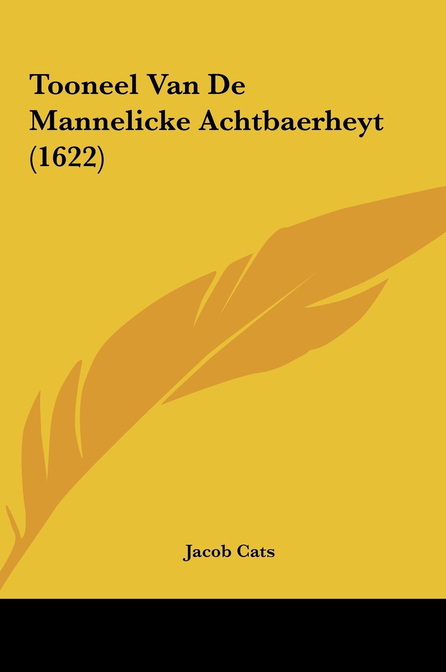 Tooneel Van De Mannelicke Achtbaerheyt (1622) Contemporary literature