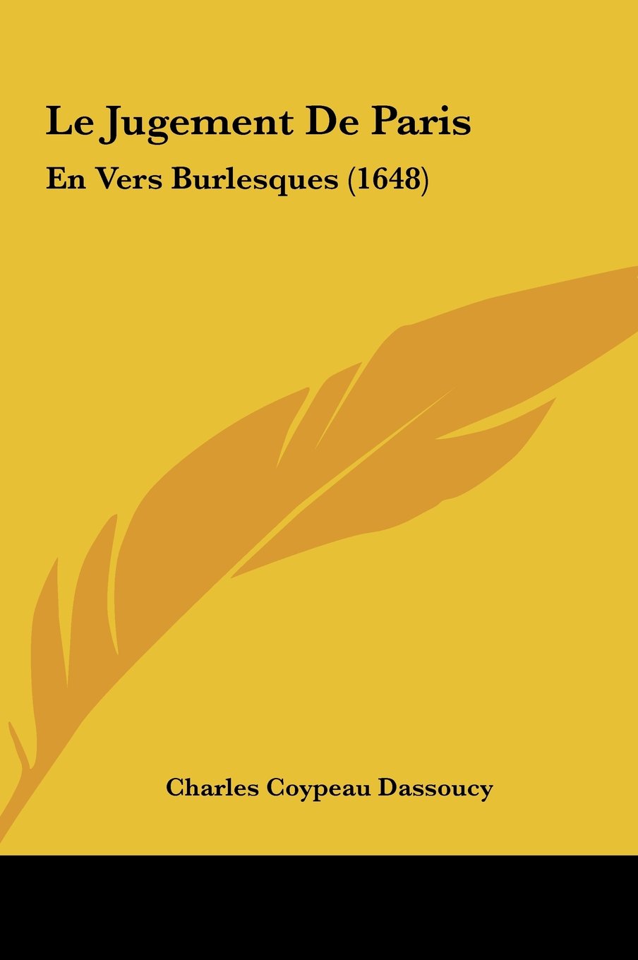Le Jugement De Paris: En Vers Burlesques (1648) Contemporary literature