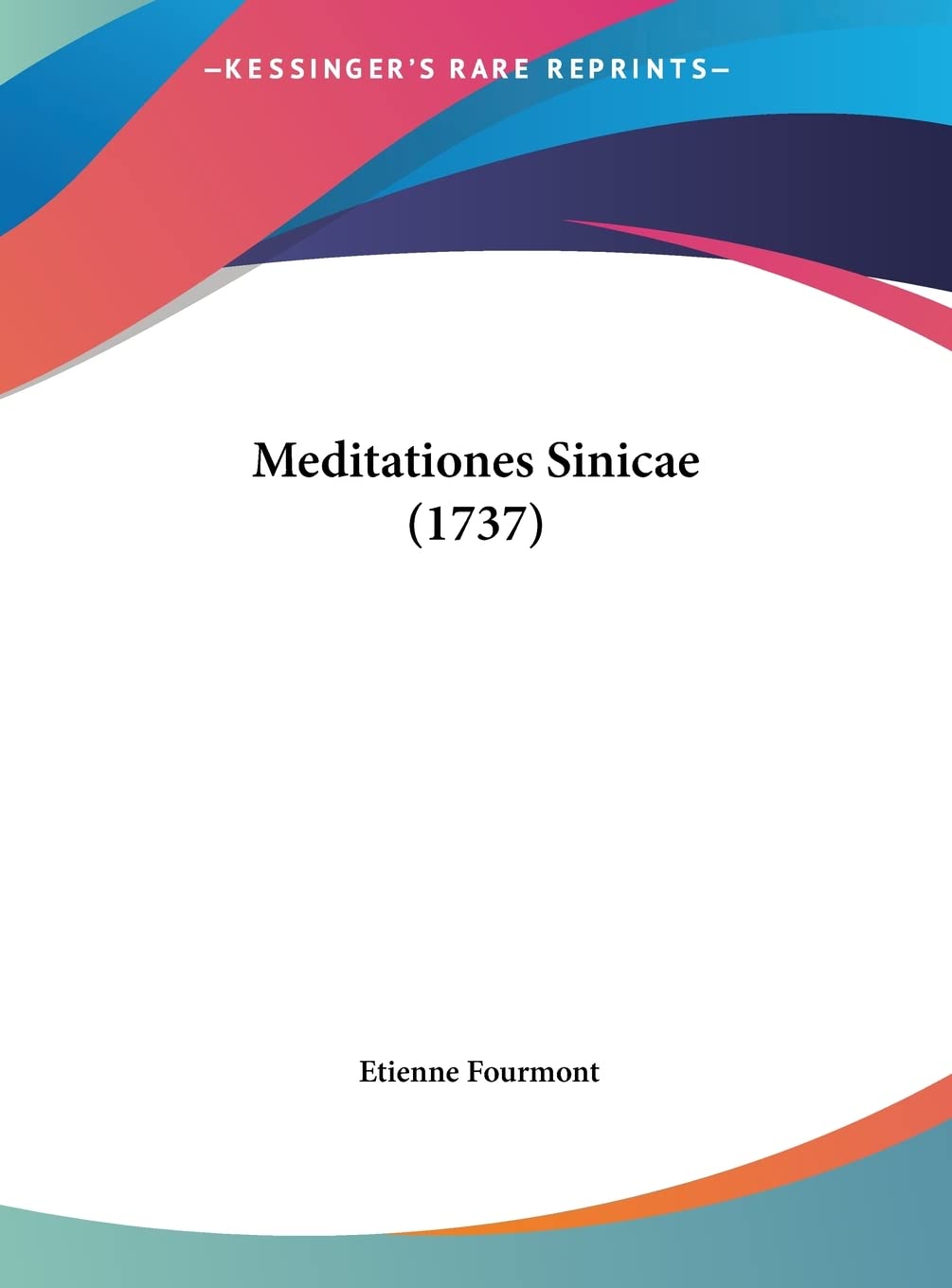 Product Image: Meditationes Sinicae (1737)