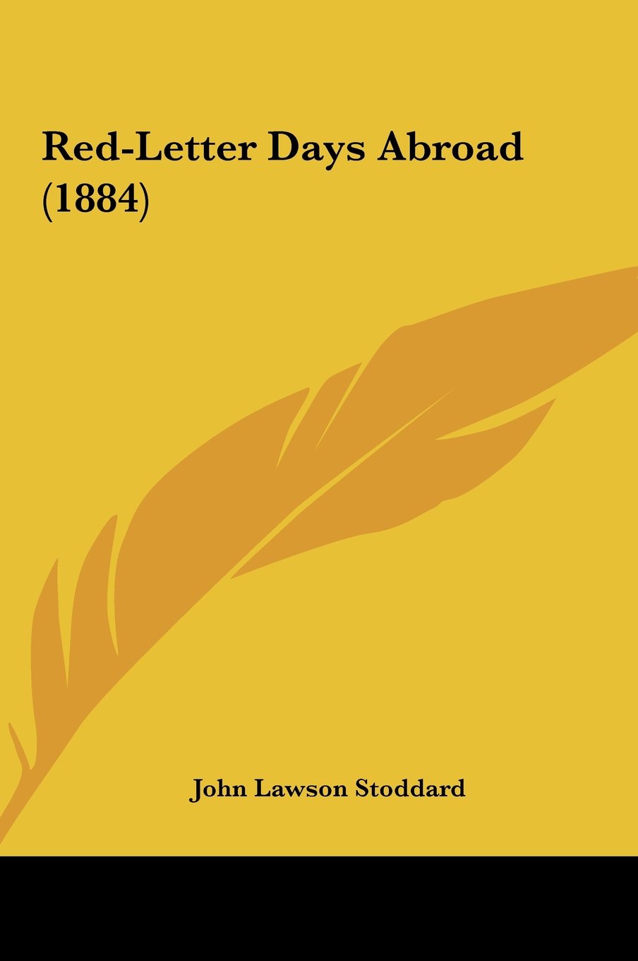 Red-Letter Days Abroad (1884) Contemporary literature