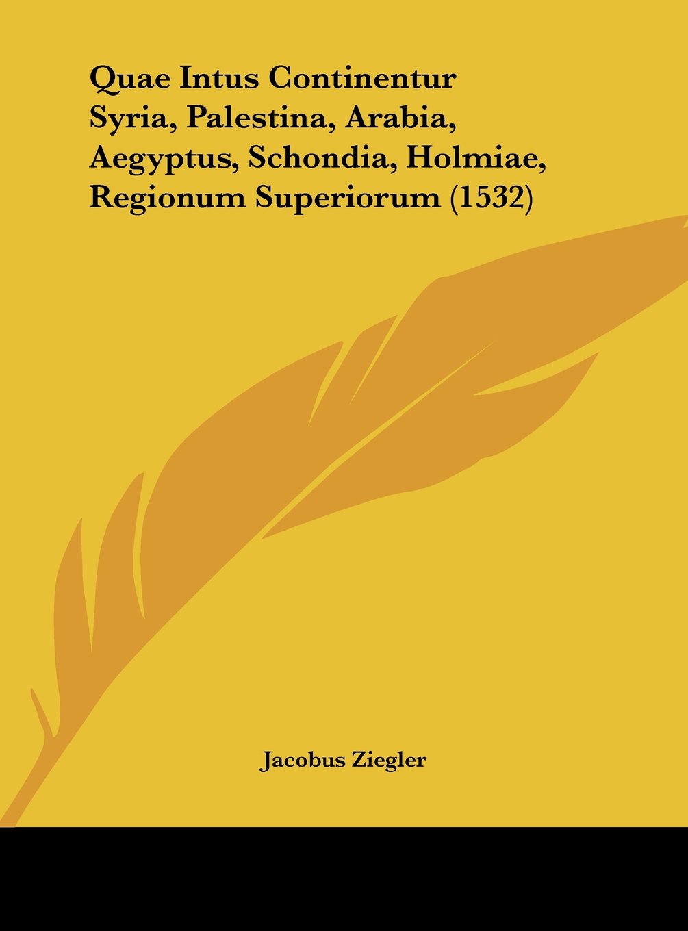 Quae Intus Continentur Syria, Palestina, Arabia, Aegyptus, Schondia, Holmiae, Regionum Superiorum (1532) Contemporary literature Books