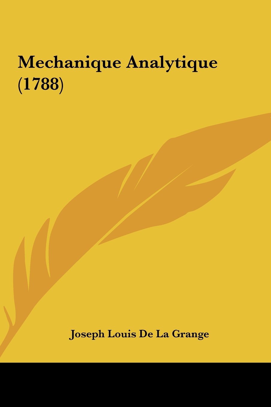 Mechanique Analytique (1788) Contemporary literature