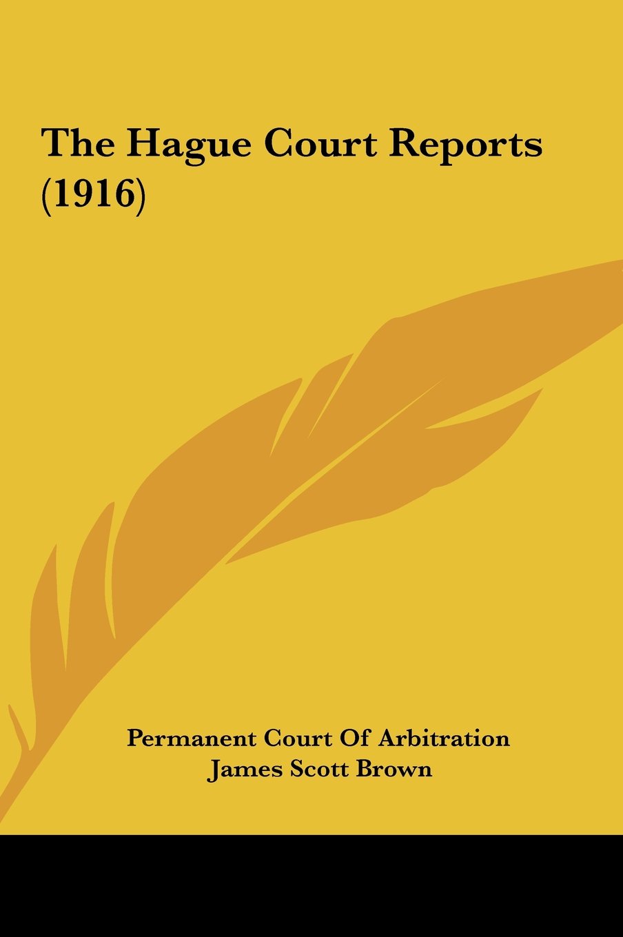 The Hague Court Reports (1916) Contemporary literature