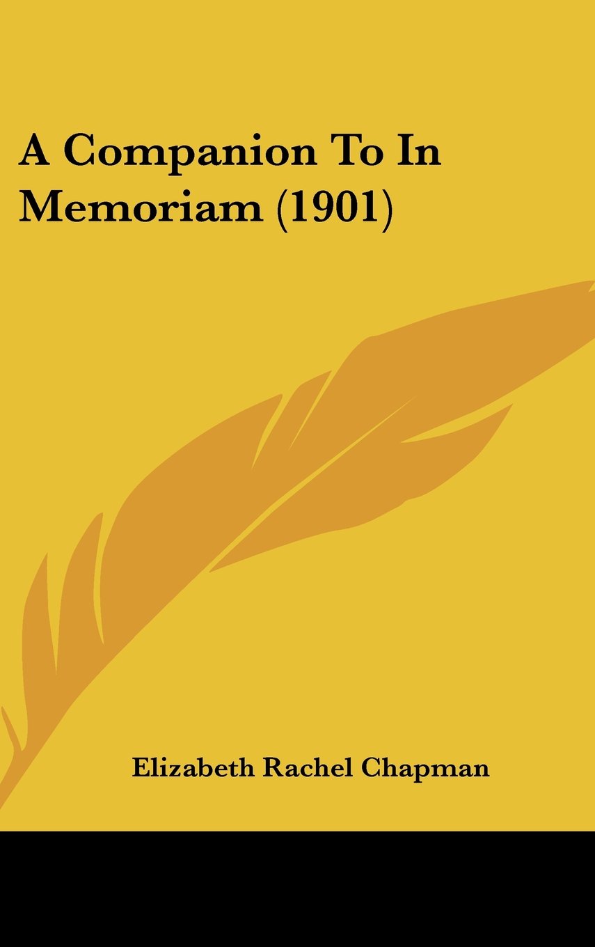 A Companion To In Memoriam (1901) Contemporary literature