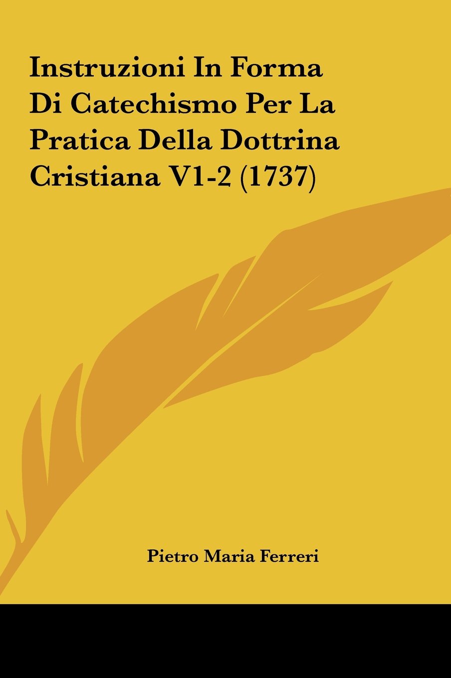 Instruzioni In Forma Di Catechismo Per La Pratica Della Dottrina Cristiana V1-2 (1737) Contemporary literature