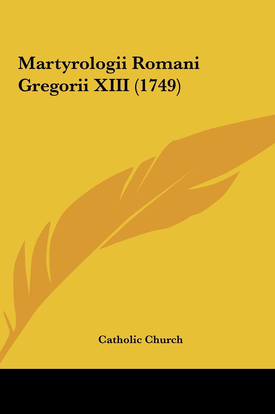 Martyrologii Romani Gregorii XIII (1749) Contemporary literature