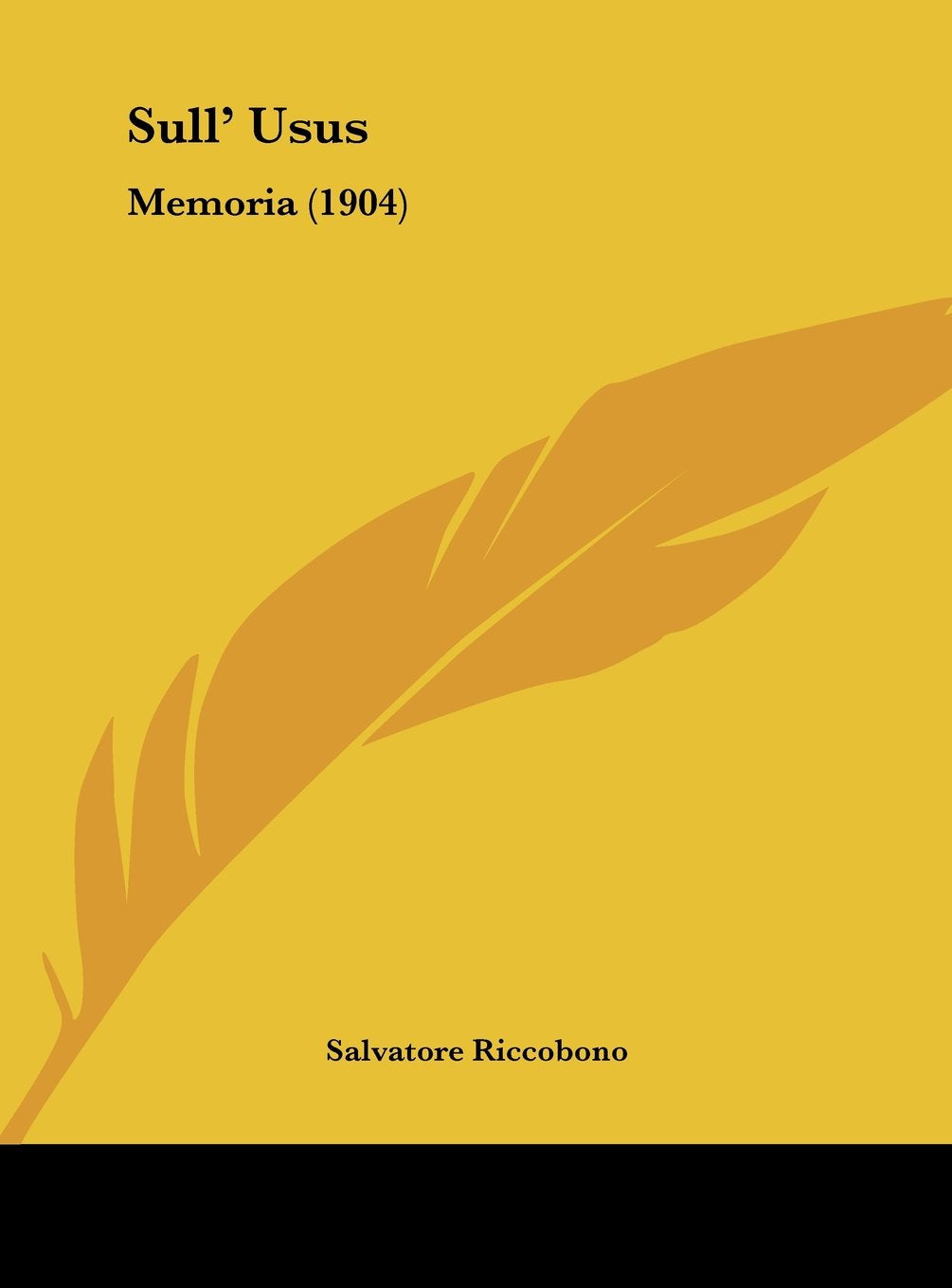 Sull' Usus: Memoria (1904) Contemporary literature