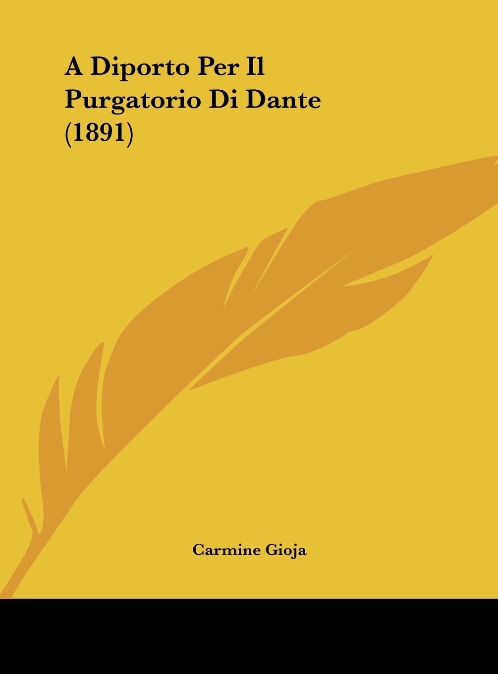 A Diporto Per Il Purgatorio Di Dante (1891) Contemporary literature