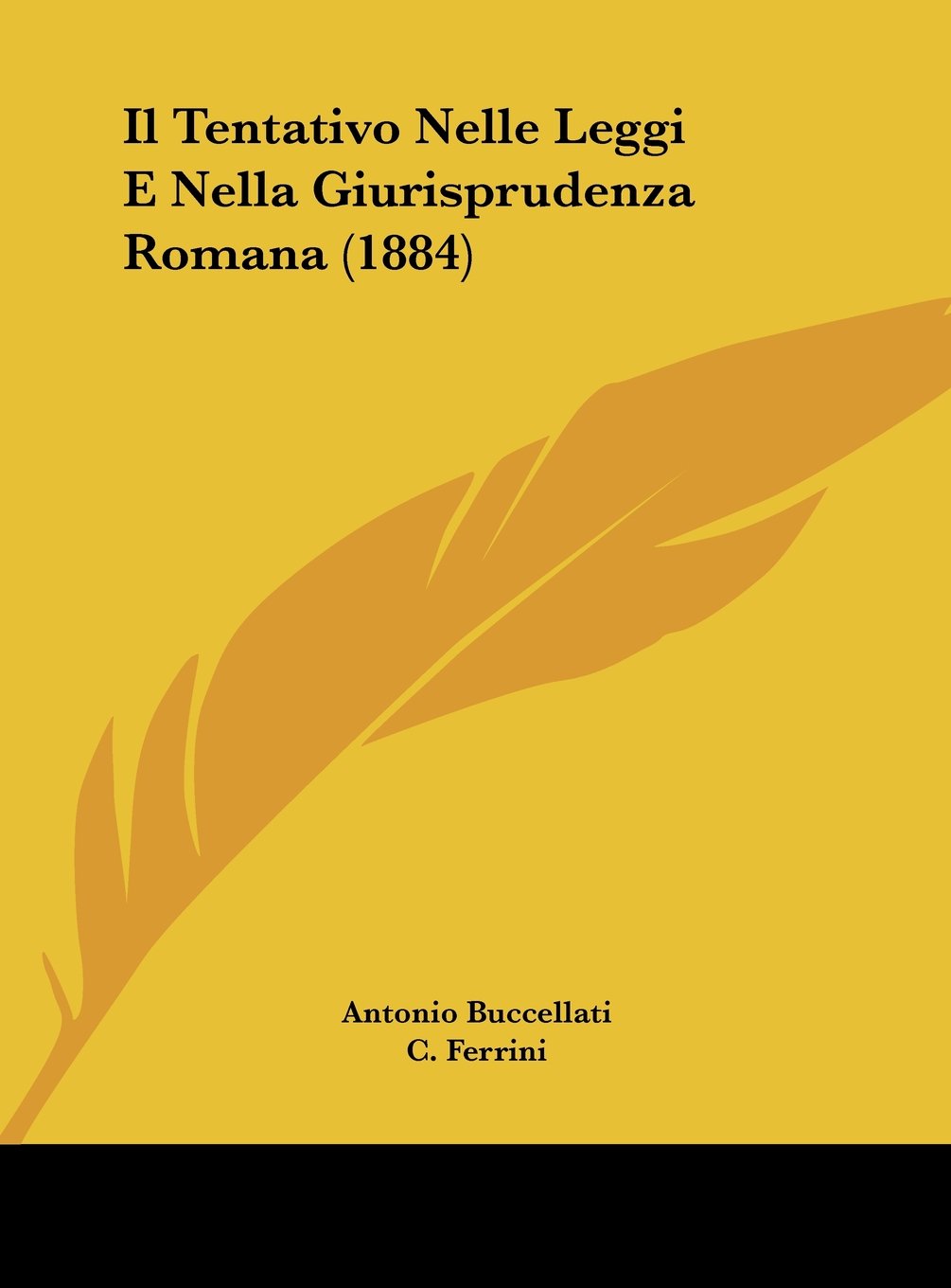 Il Tentativo Nelle Leggi E Nella Giurisprudenza Romana (1884) Contemporary literature