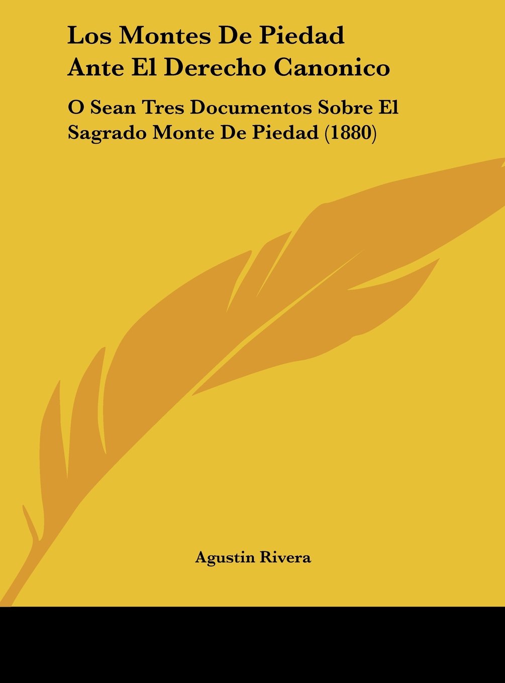 Los Montes De Piedad Ante El Derecho Canonico: O Sean Tres Documentos Sobre El Sagrado Monte De Piedad (1880) Contemporary literature