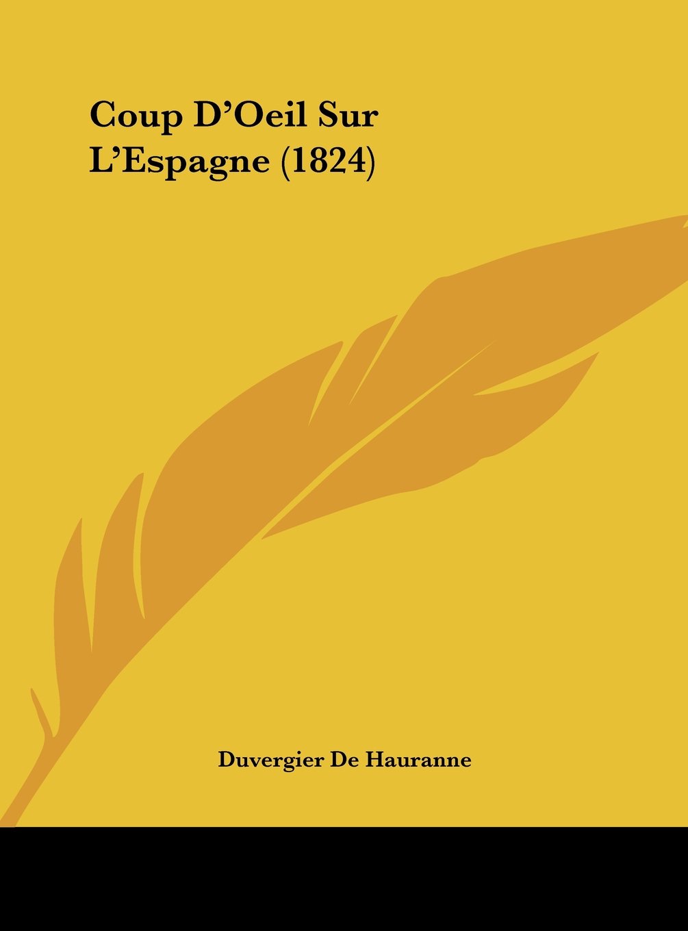 Coup D'Oeil Sur L'Espagne (1824) Contemporary literature