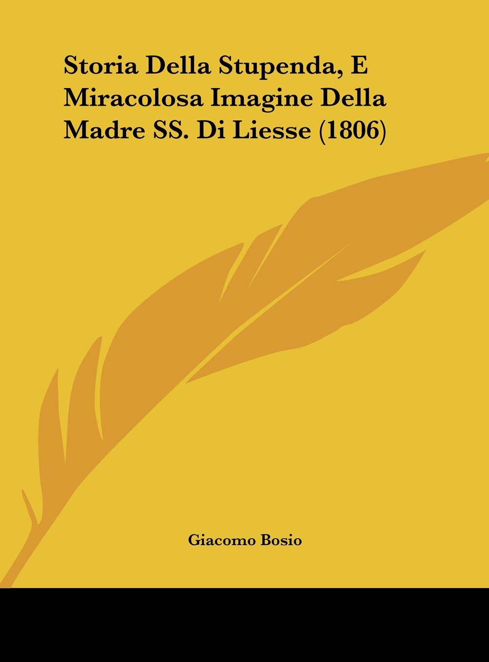 Storia Della Stupenda, E Miracolosa Imagine Della Madre SS. Di Liesse (1806) Contemporary literature