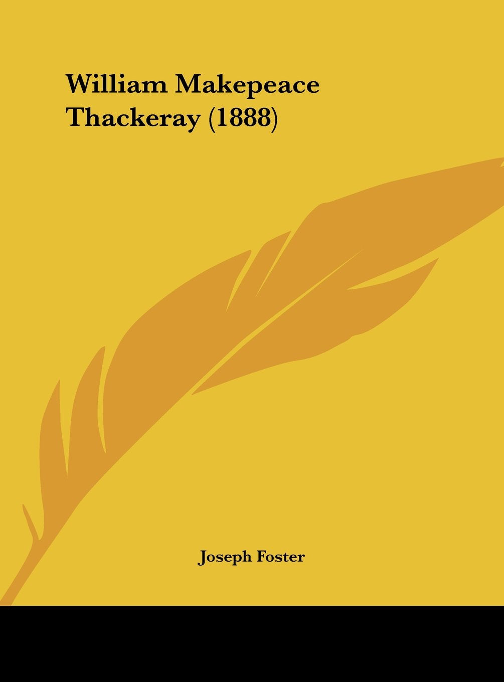 William Makepeace Thackeray (1888) Contemporary literature