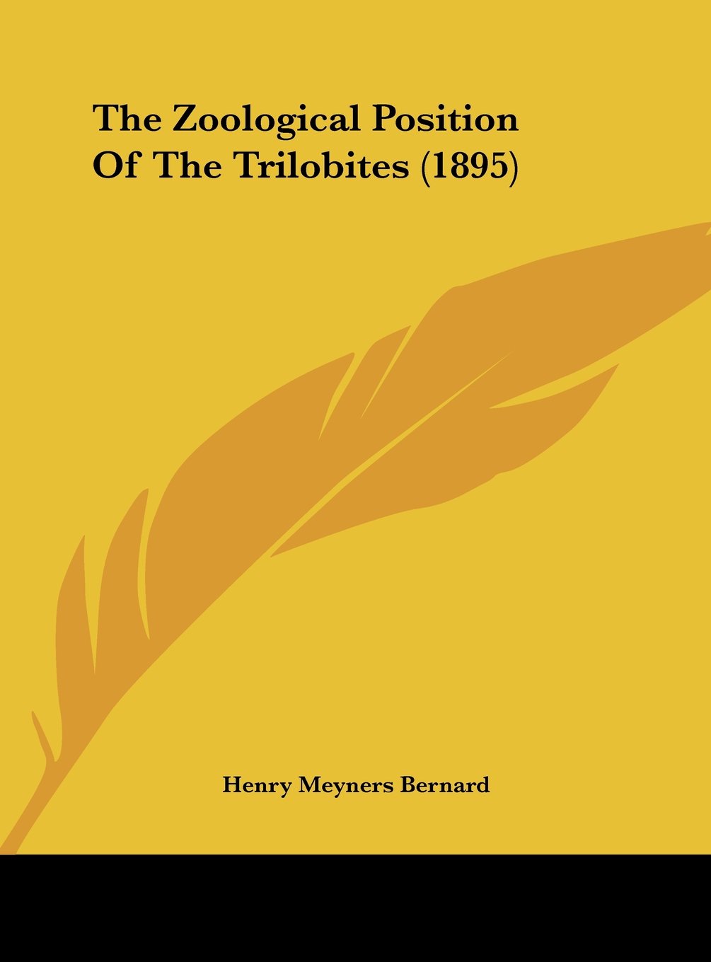 The Zoological Position Of The Trilobites (1895) Contemporary literature