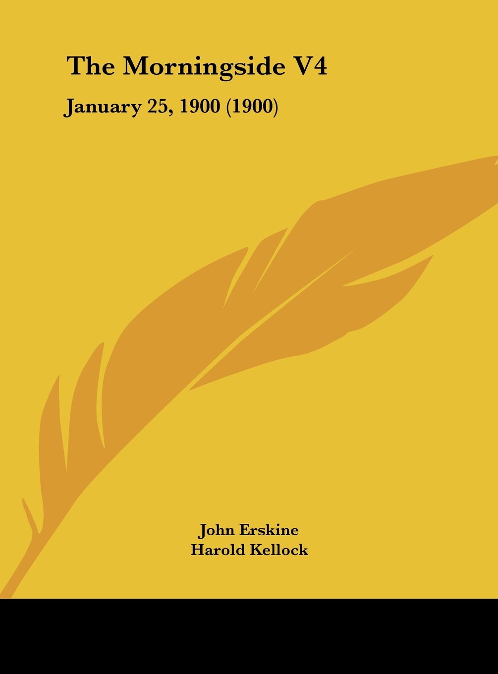 The Morningside V4: January 25, 1900 (1900) Contemporary literature