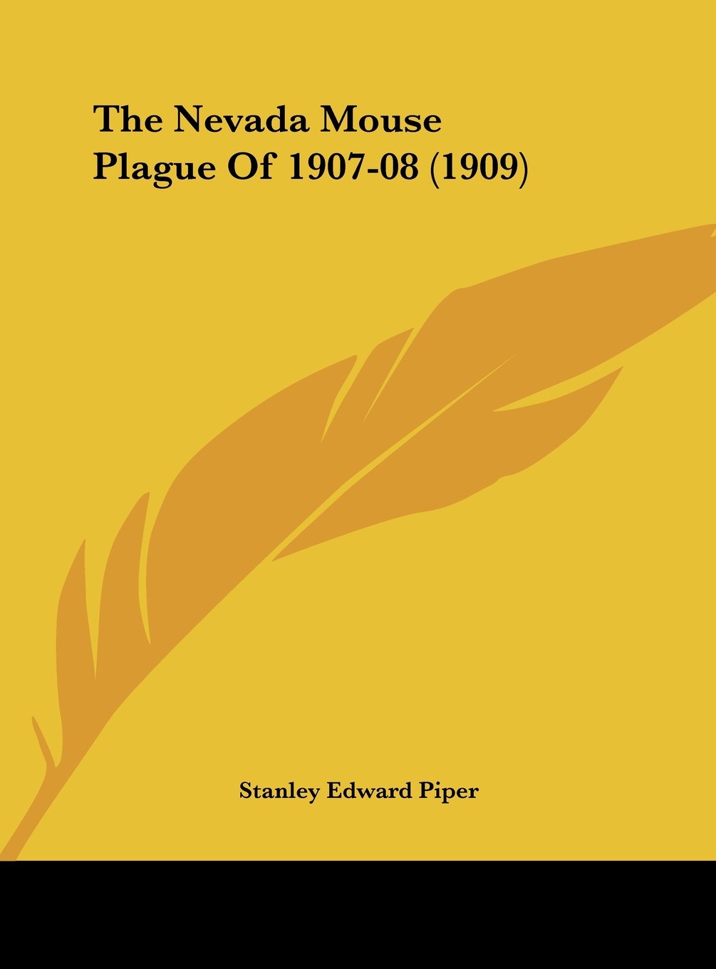 The Nevada Mouse Plague Of 1907-08 (1909) Contemporary literature