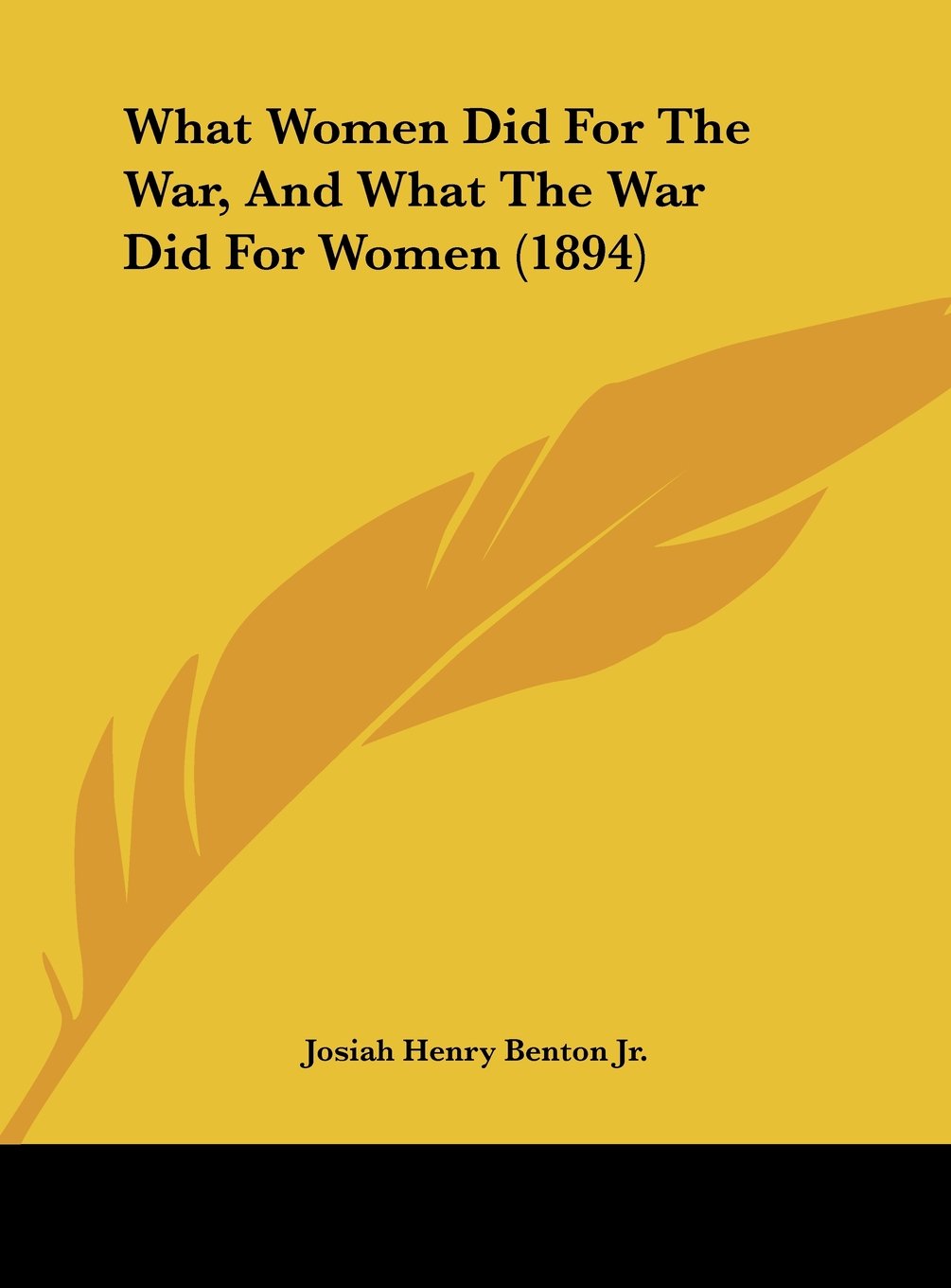 What Women Did For The War, And What The War Did For Women (1894) Contemporary literature