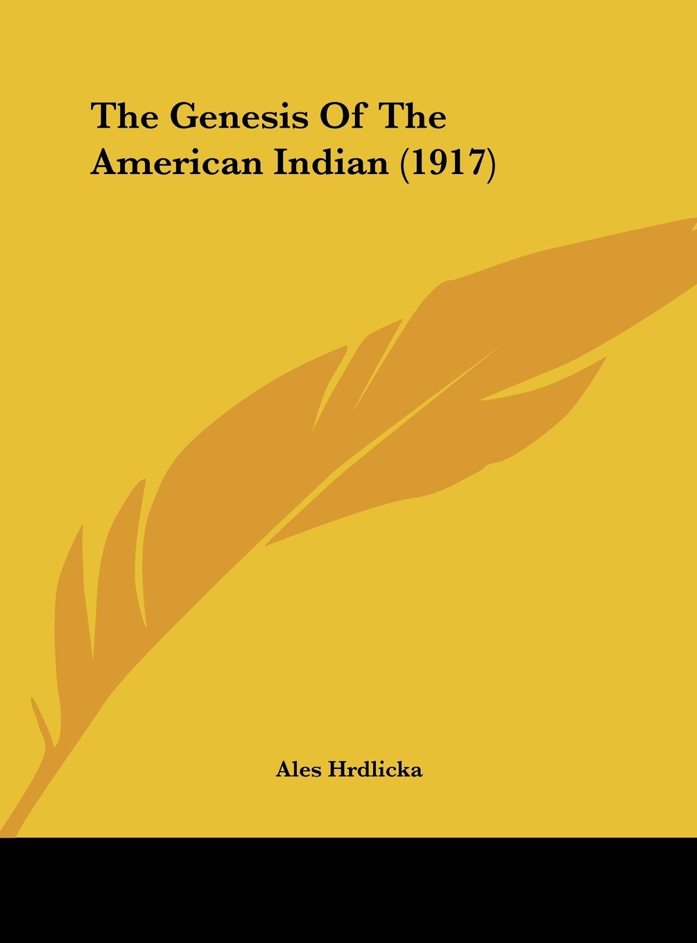 The Genesis Of The American Indian (1917) Contemporary literature