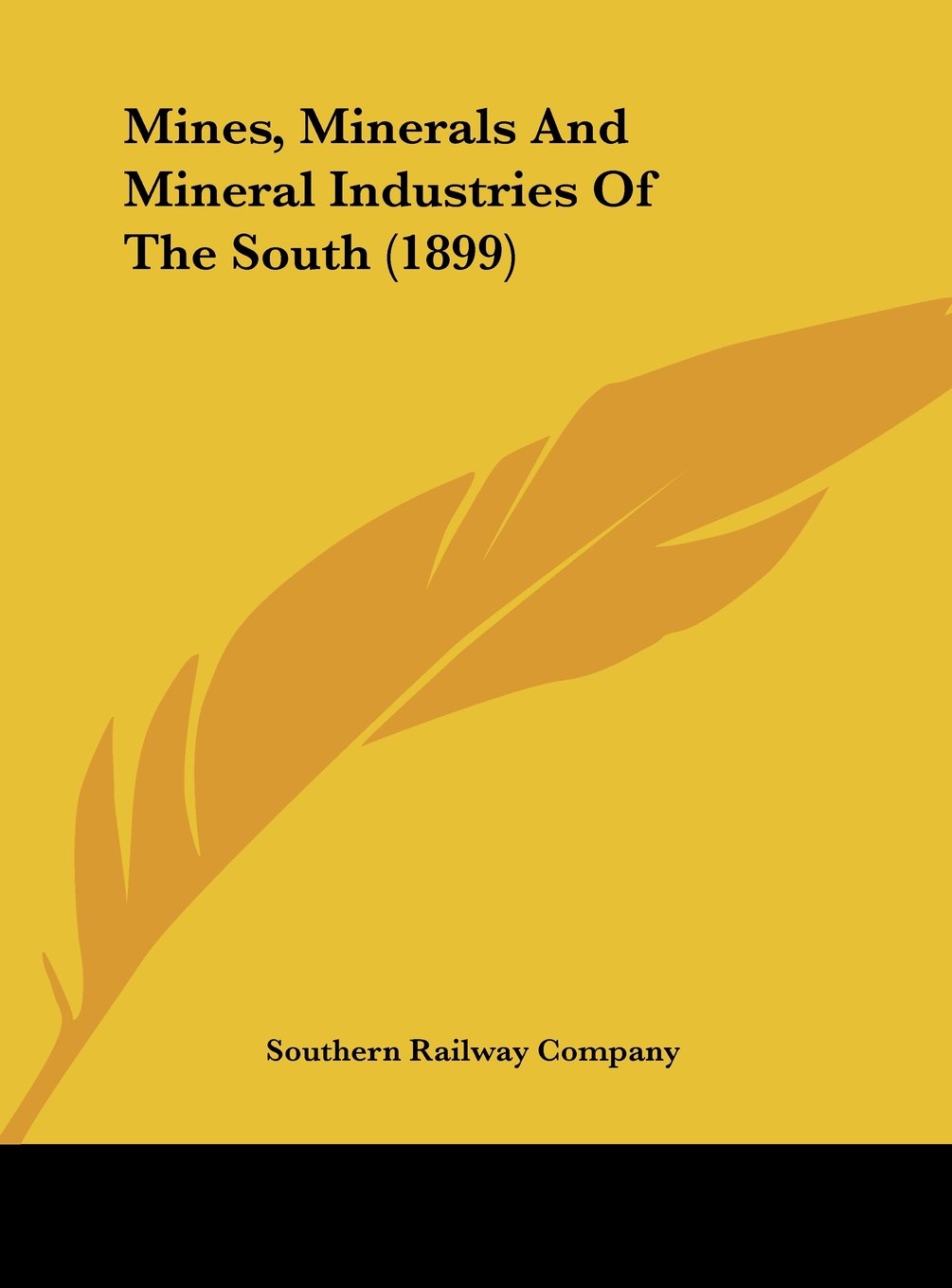 Mines, Minerals And Mineral Industries Of The South (1899) Contemporary literature