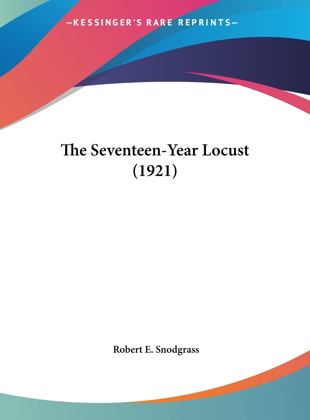 Product Image: The Seventeen-Year Locust (1921)