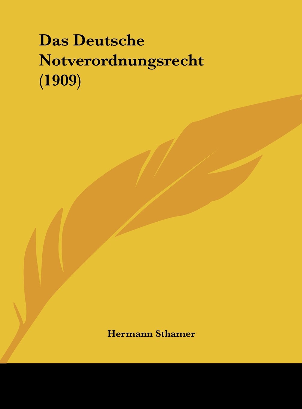 Das Deutsche Notverordnungsrecht (1909) Contemporary literature