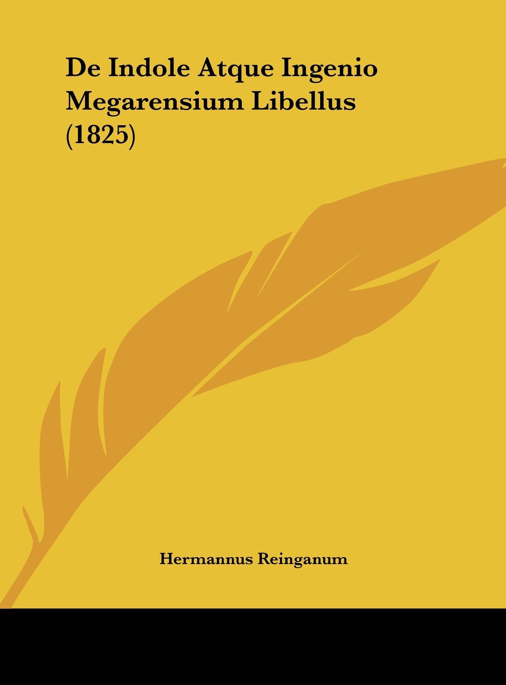 De Indole Atque Ingenio Megarensium Libellus (1825) Contemporary literature
