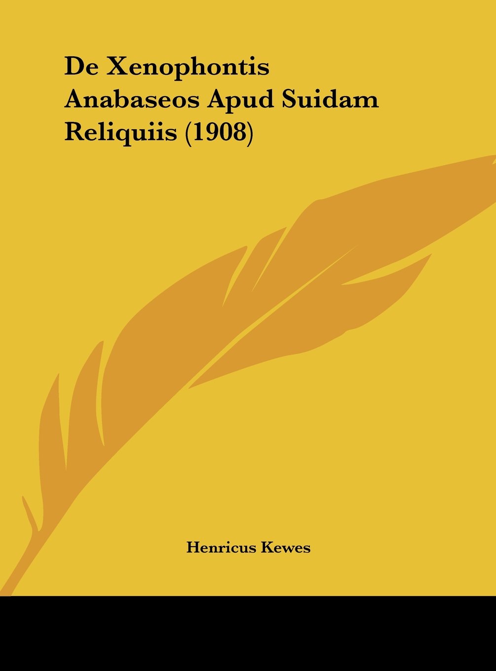 De Xenophontis Anabaseos Apud Suidam Reliquiis (1908) Contemporary literature