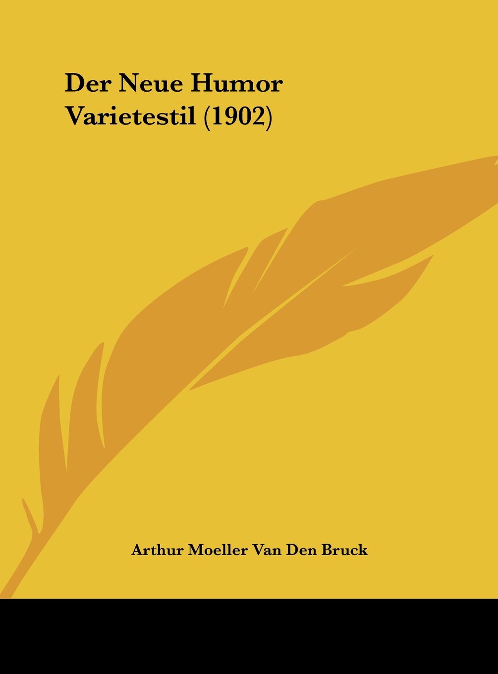 Der Neue Humor Varietestil (1902) Contemporary literature
