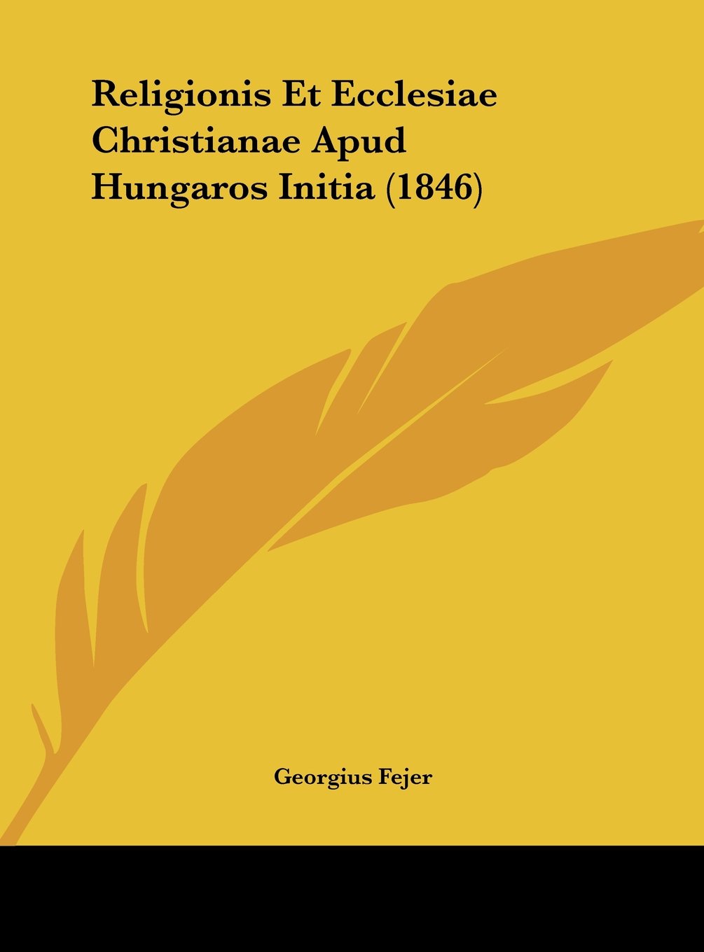 Religionis Et Ecclesiae Christianae Apud Hungaros Initia (1846) Contemporary literature