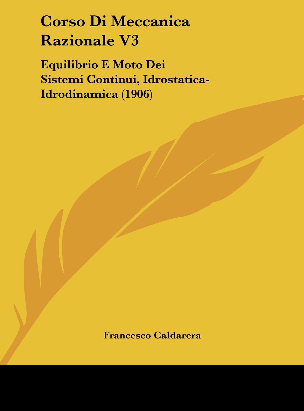 Corso Di Meccanica Razionale V3: Equilibrio E Moto Dei Sistemi Continui, Idrostatica-Idrodinamica (1906) Contemporary literature