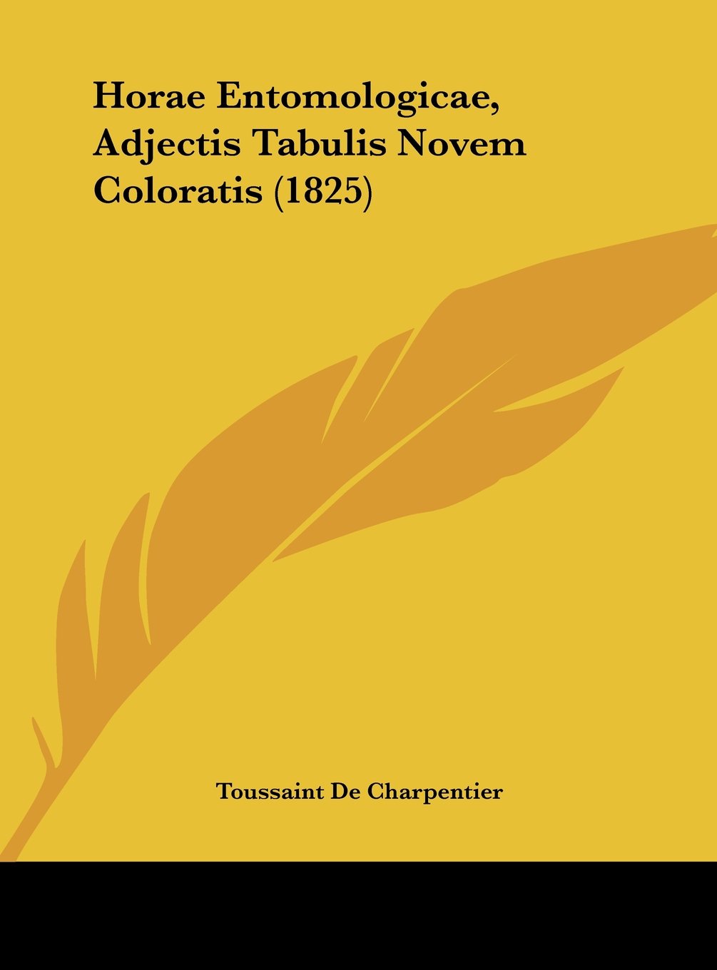 Horae Entomologicae, Adjectis Tabulis Novem Coloratis (1825) Contemporary literature